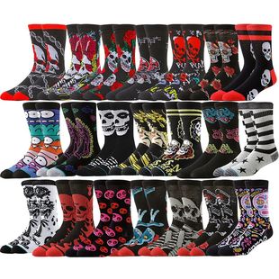socks sport designer women creat rose tube skull men misfits