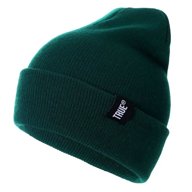 Letter True 10 Colors Casual Beanies for Men Women Fashion K