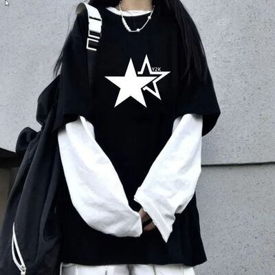 Loose Long Sleeve Crew Neck T-Shirt Women's Summer New Style