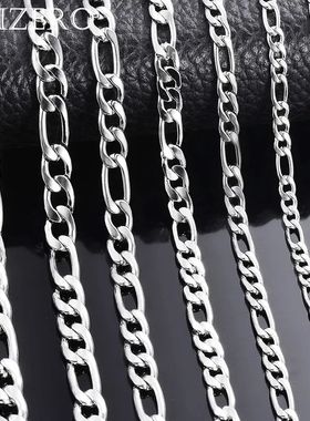 Wholesale 925 Sterling Silver Necklace 2-12mm Width 40-75cm