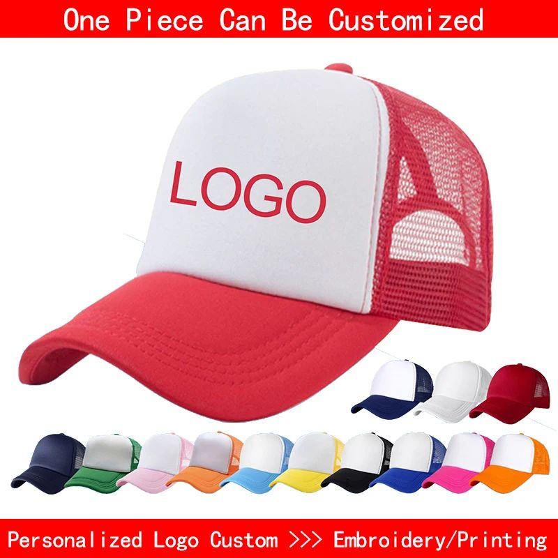 Customized Unisex Cheaper 5 Panel Trucker Hat Adult Printing