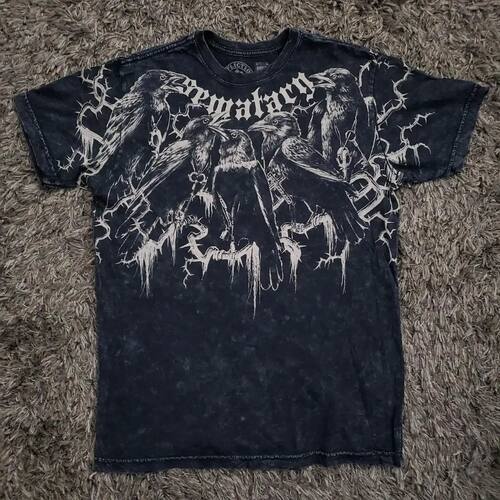 2000s affliction T shirt Clothes Retro Punk Hip Hop Graphic