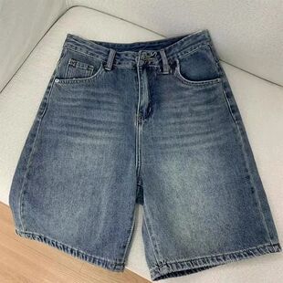 Spring Summer Women Casual Denim Shorts Fashion Female Wide