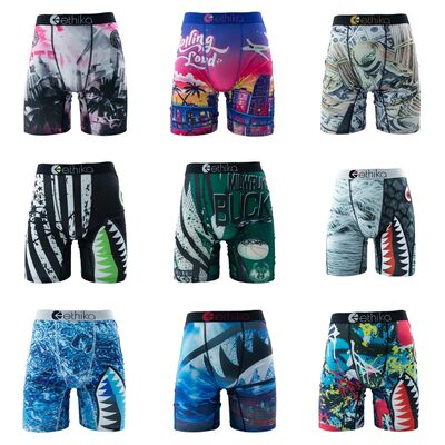 ETHIKA 1Pcs Men Underwear Boxers Breathable Mesh Crotch Mens