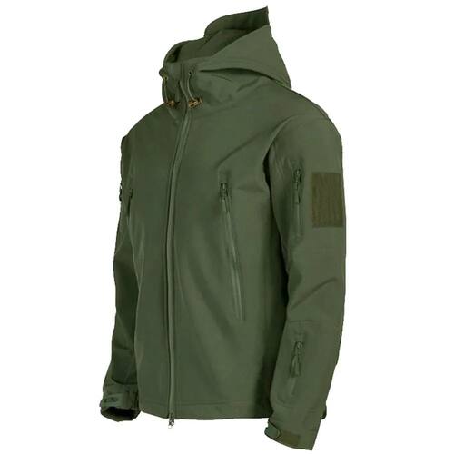 TRAF 2024 New Fashionable Shark Skin Soft Shell Jacket Men's