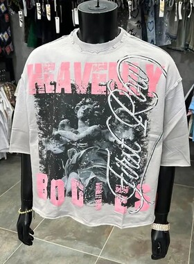 Light Color Retro Minimalism Fashionable Daily Short-Sleeves