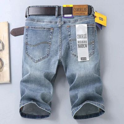 2025 New Summer Brand Stretch Thin Bermuda Masculina Cotton