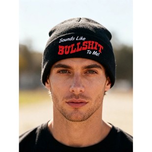 Beanie Embroidered Soft Stretchy Winte 1pc Lightweight BULL