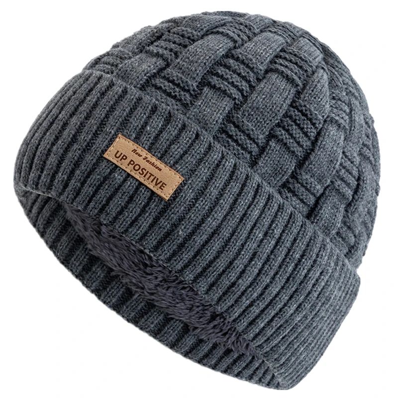 New Style Unisex UP POSITIVE Labal Winter Hats Outdoor Knitt