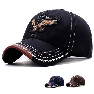 Hats Men'S And Women'S Four-Season Shade Baseball Cap Eagle