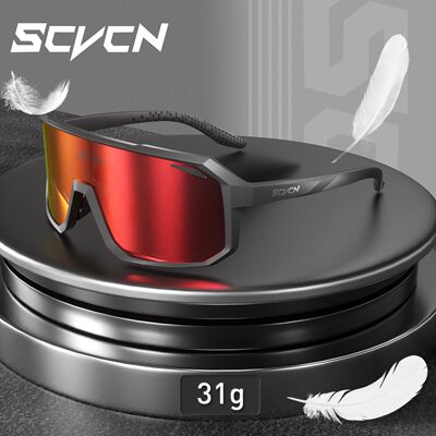 SCVCN Men bicycle Cycling Sunglasses Woman MTB road bike Dri