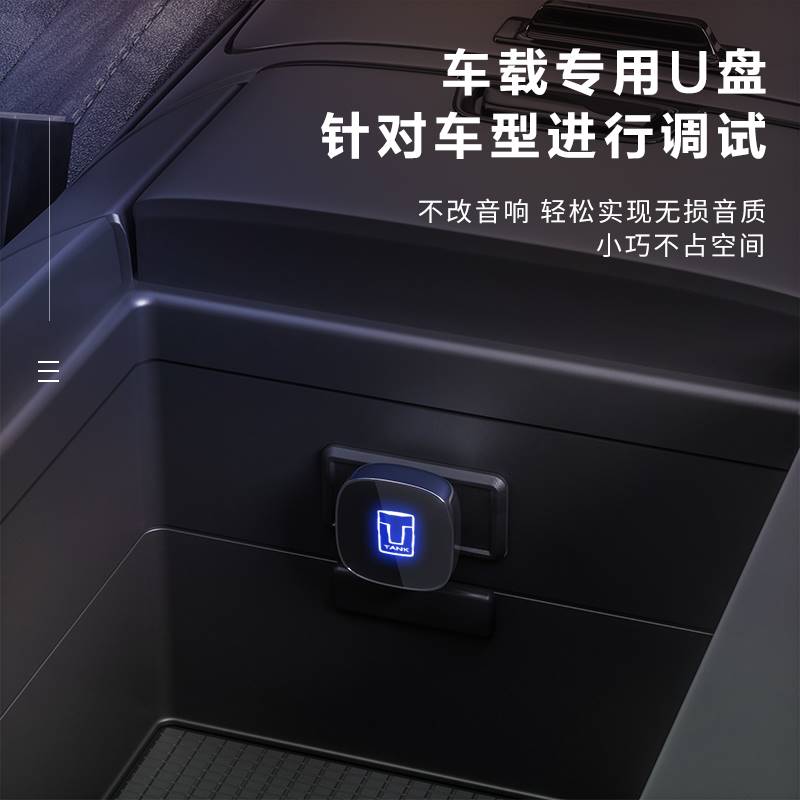 适用坦克车载专用u盘300/500/800/700汽车2022高品质无损车用优盘