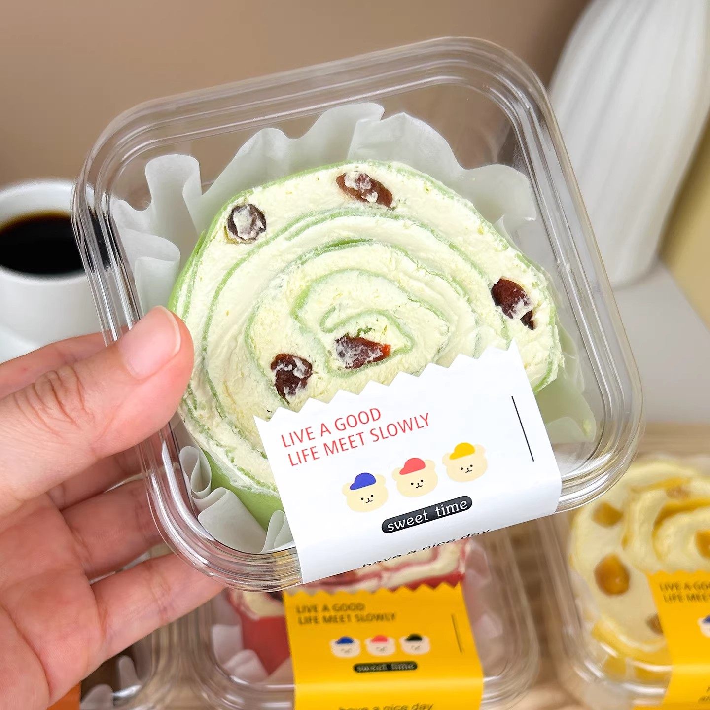 迷你奶油瑞士卷毛巾卷蛋糕卷包装盒小号蛋糕卷透明分装烘焙打包盒,厨房/烹饪用具,点心包装盒/包装袋,淘宝优惠券,粉丝福利购,淘宝优惠卷