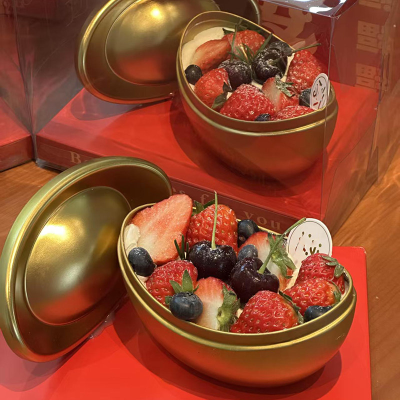 2026新年春节马口铁水果巧克力金元宝蛋糕包装盒金元宝铁盒礼品盒,厨房/烹饪用具,点心包装盒/包装袋,淘宝优惠券,粉丝福利购,淘宝优惠卷