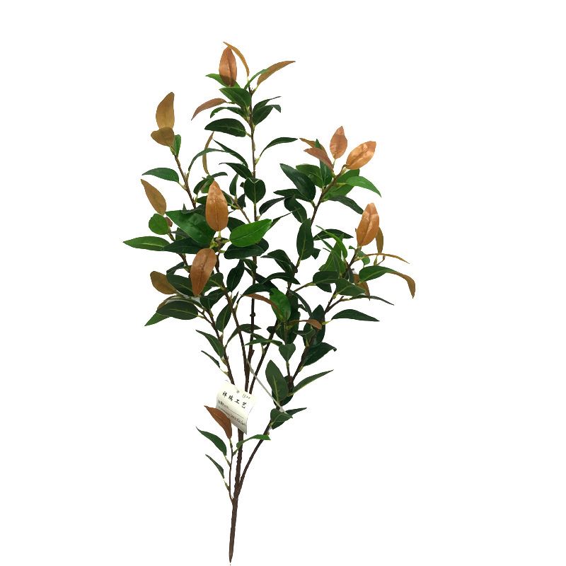 仿真植物红叶灌木绿植树叶橄榄果叶月桂树工程背景装饰厂家
