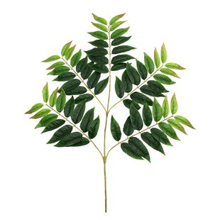 仿真植物香椿叶颉利叶芒果树乔木香铃子树叶室内外家居装饰