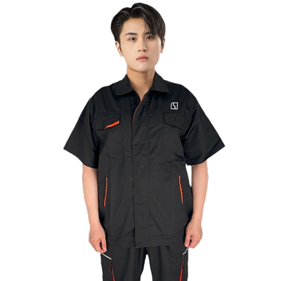 极氪工作服4s店长袖套装售后工装