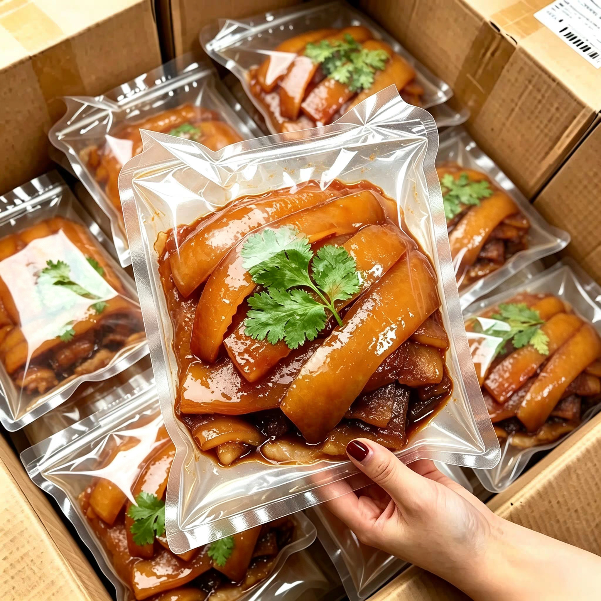 农科院!五香卤猪皮开袋即食