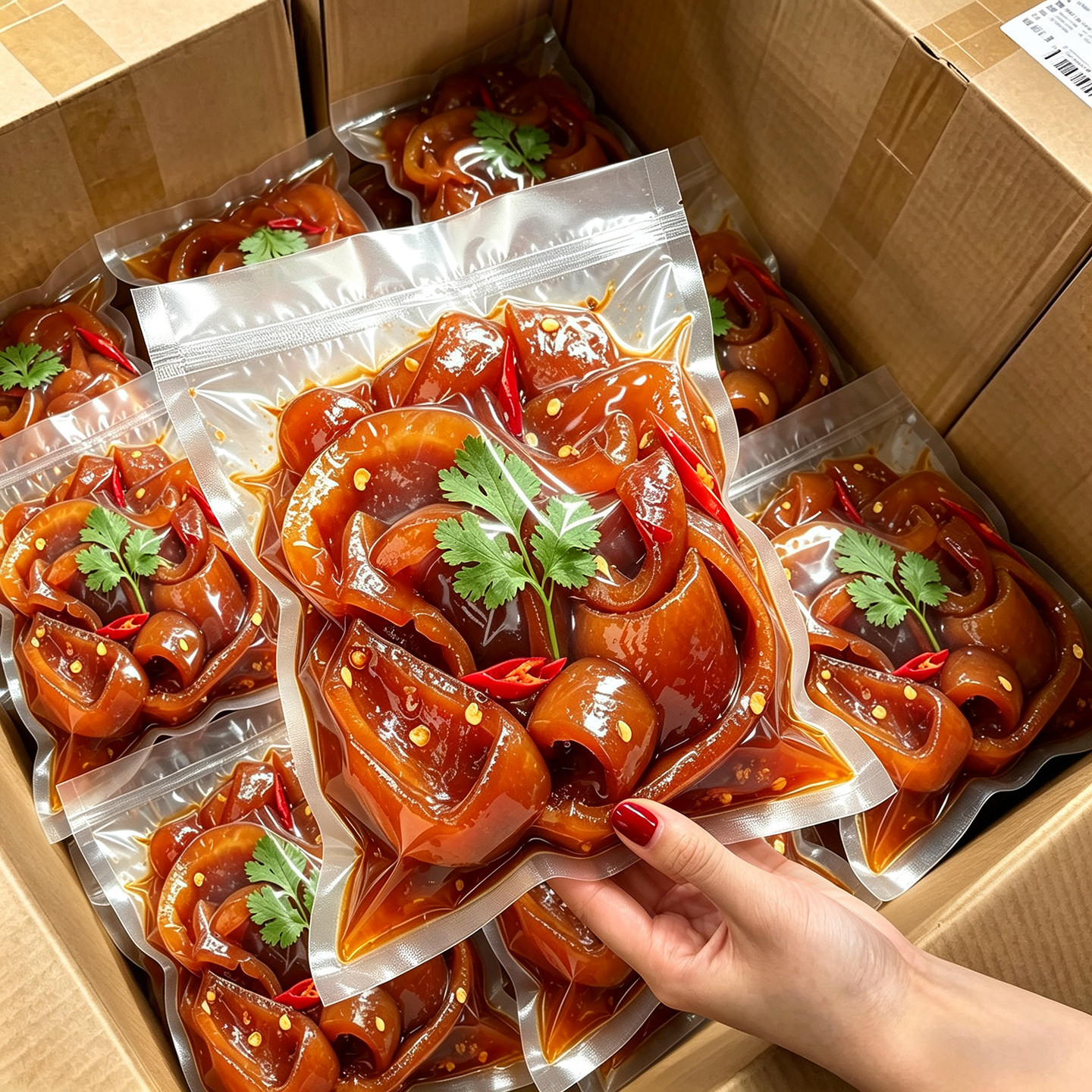 农科院!五香卤猪皮开袋即食