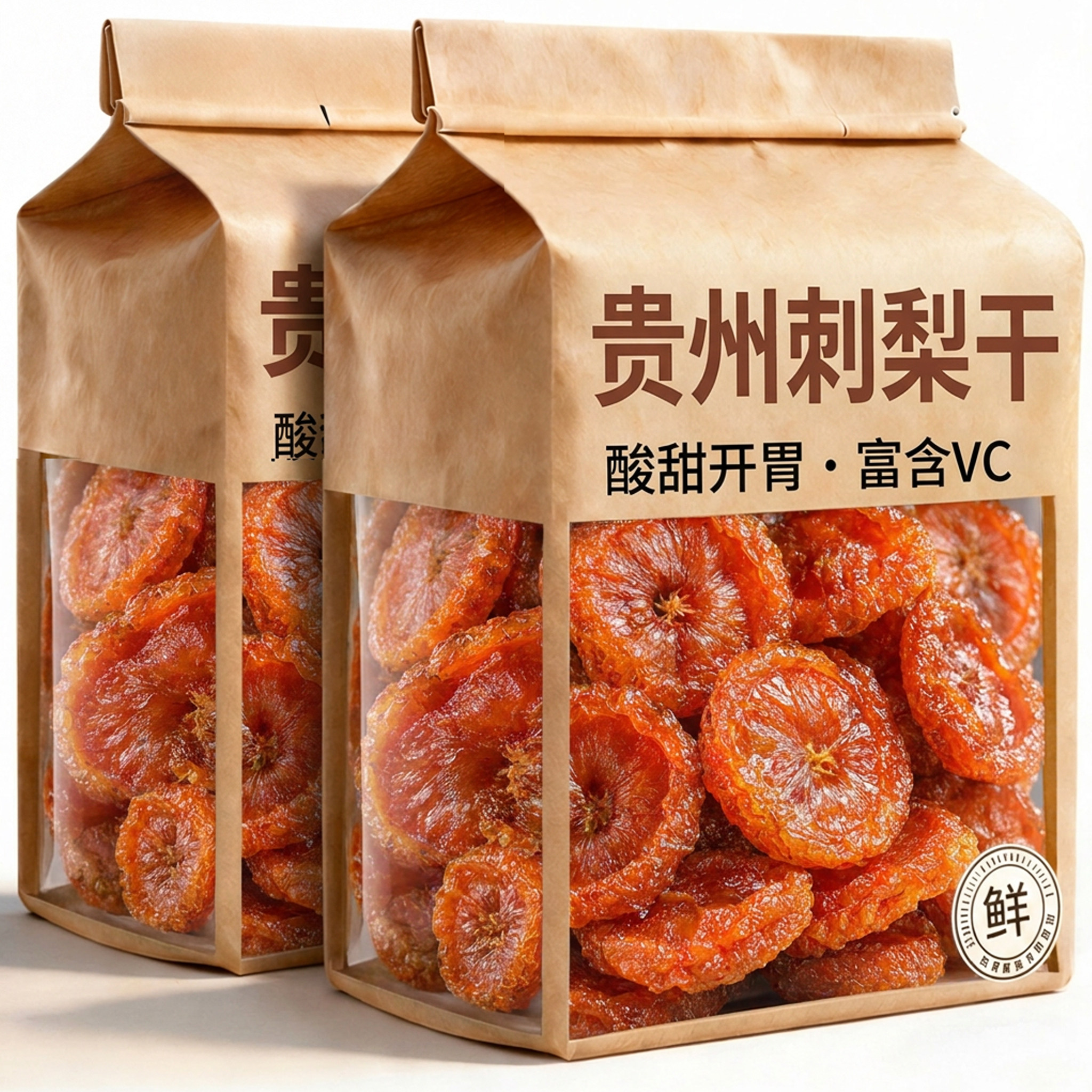 刺梨干贵州特产正宗有机果脯蜜饯官方旗舰店野生刺梨干泡水果脯干