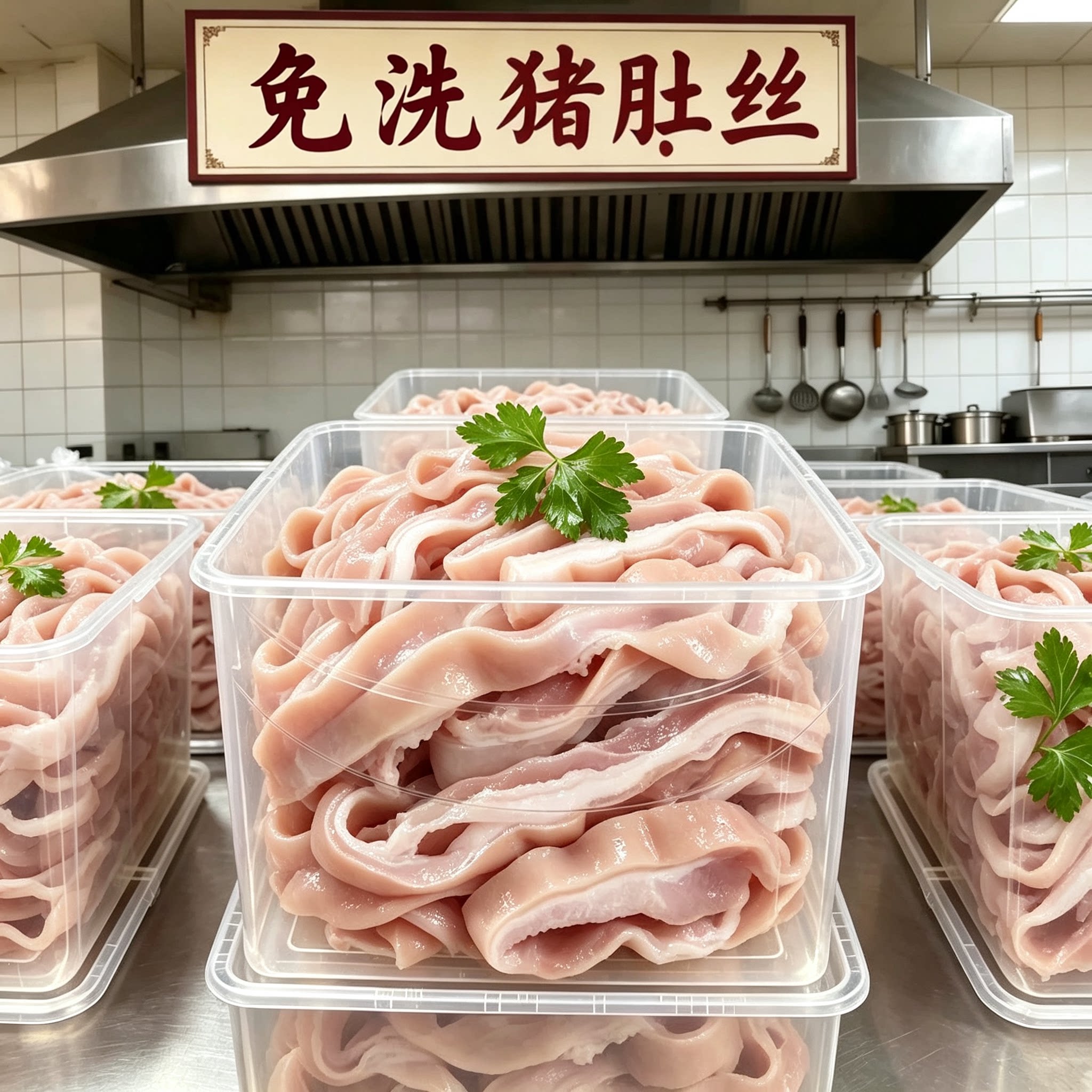 山姆达超市速食五香猪肚丝半成品开袋即食商用免切新鲜猪肚丝熟食
