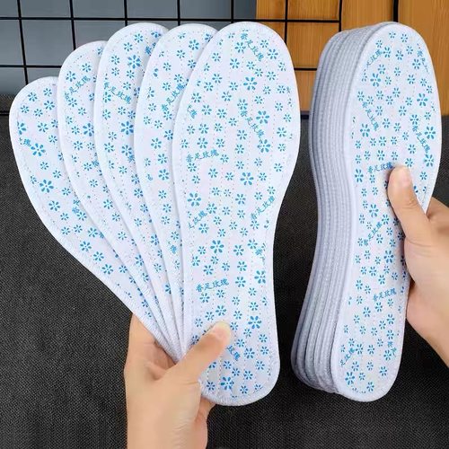 鞋垫防臭男女吸汗除臭留香味中草香棉布软底包边舒适透气运动鞋垫