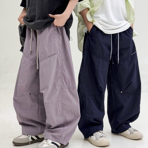 夏季儿童男女童高级纯色长裤6263