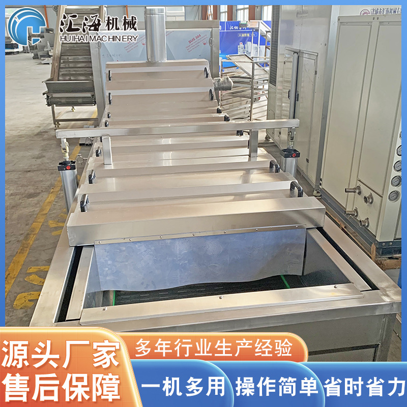 供应红薯叶漂烫机 鲜毛豆杀青护色机 黄桃橘子罐头蒸煮漂烫流水线