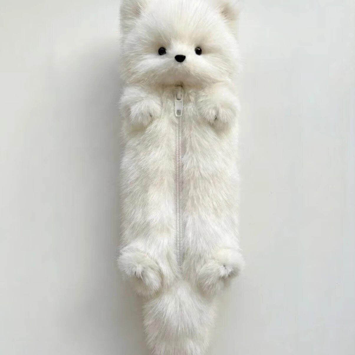 小红书同款小狐狸毛绒笔袋可爱玩偶公仔文具个性收纳送人闺蜜礼物