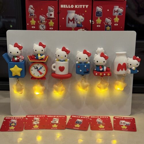 HelloKitty复古发光冰箱贴盲盒