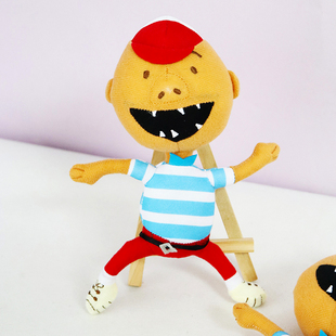 大卫不可以毛绒玩偶绘本No david娃娃公仔小布偶摆件宝宝早教玩具