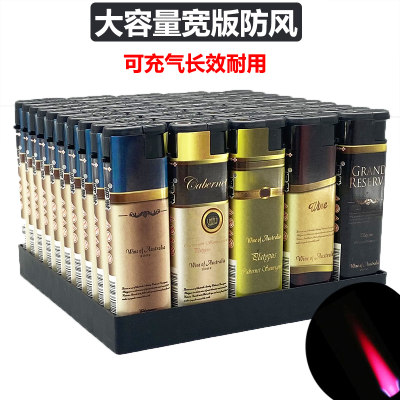 50支精品大号防风打火机耐用充气