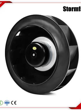 EC调速风机225mm后倾式涡流离心风机外转子直流无刷风机