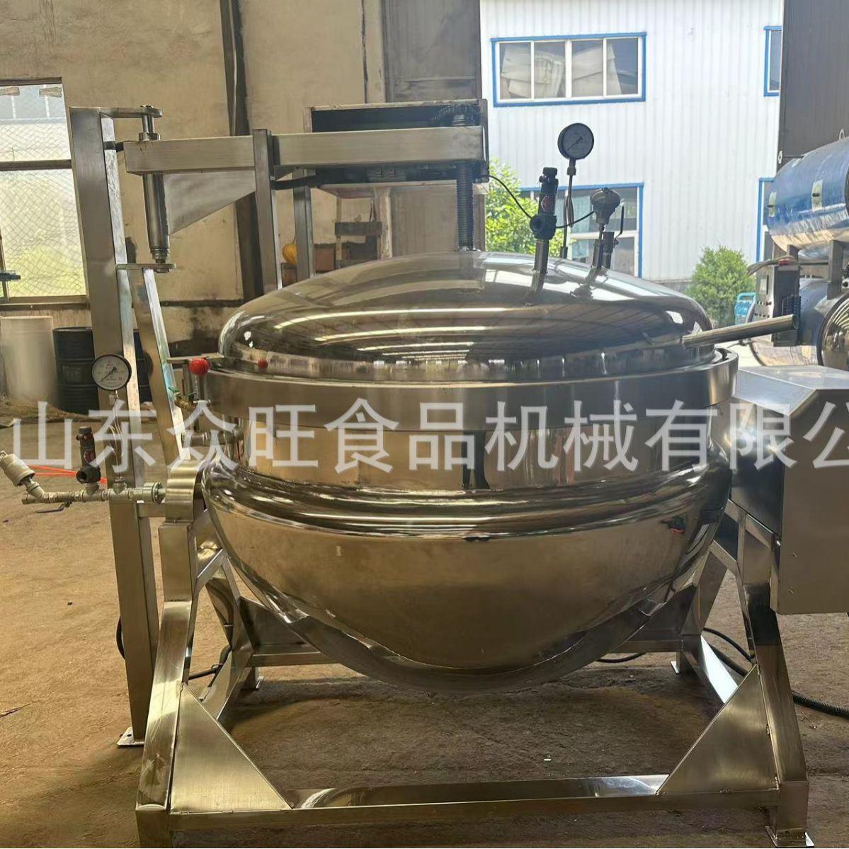 大型骨头汤浓缩蒸煮锅猪头肉商用卤煮锅牛羊肉大型卤煮设备