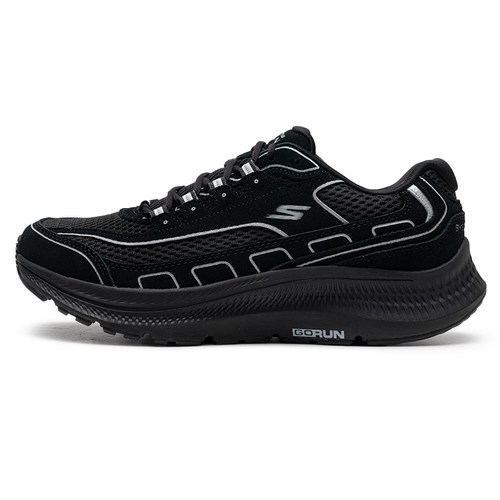 Skechers斯凯奇 MEN'S GO 舒适百搭 低帮 休闲跑步鞋 男款 黑色