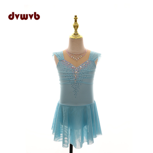 花滑专业演出服溜冰服花样滑冰专用表演服考斯滕儿童成女款裙A631