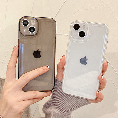 iPhone15promax软胶透明壳简约