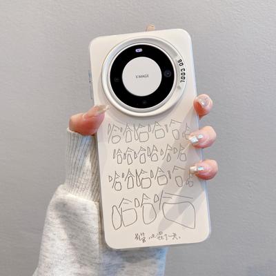 华为mate60软胶简约文字