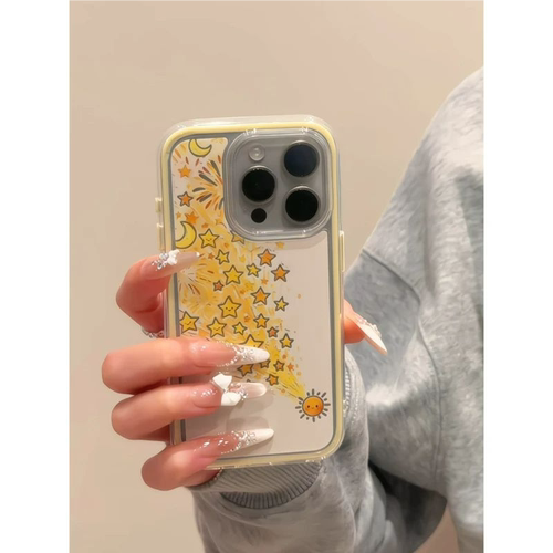 卡通太阳星星iPhone17pro手机壳