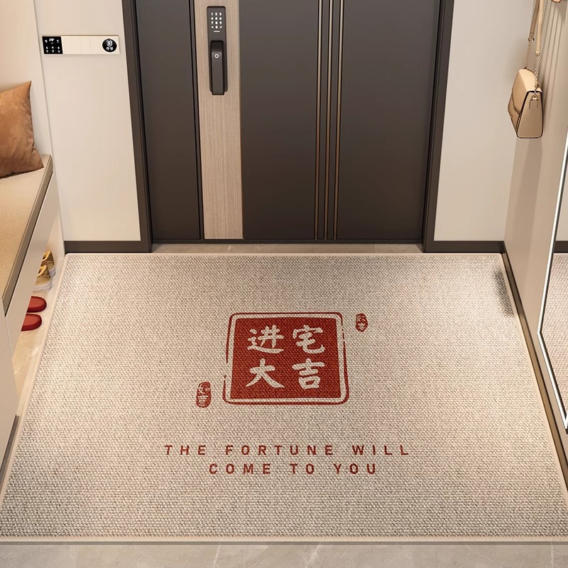 新款地垫入户门垫进门大门口脚垫TPR底高级感复古耐脏免洗入门地
