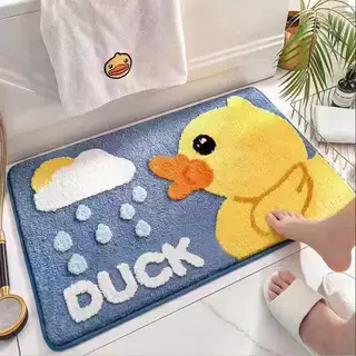 地垫羊绒卡通毯浴室卫生间加厚垫