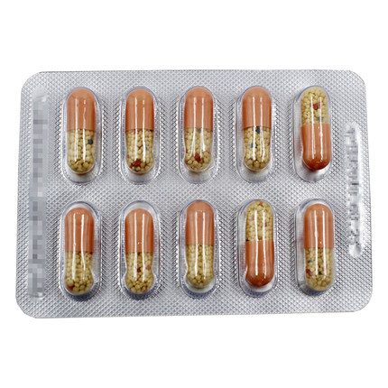 民康 氨咖黄敏胶囊 10粒/盒 普通感冒流行性感冒引起的头痛【sms