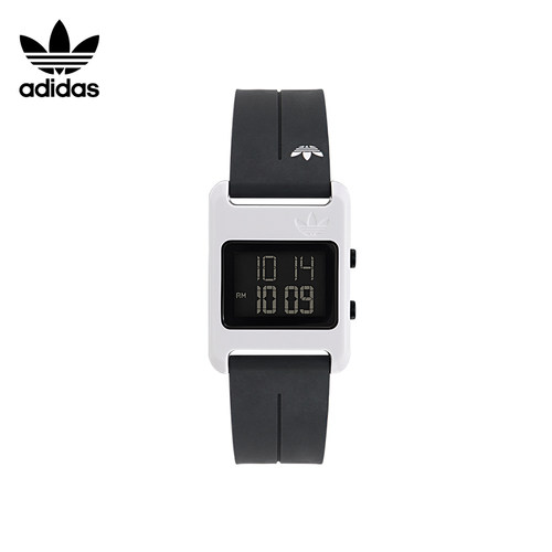 adidas街头复古方块电子表