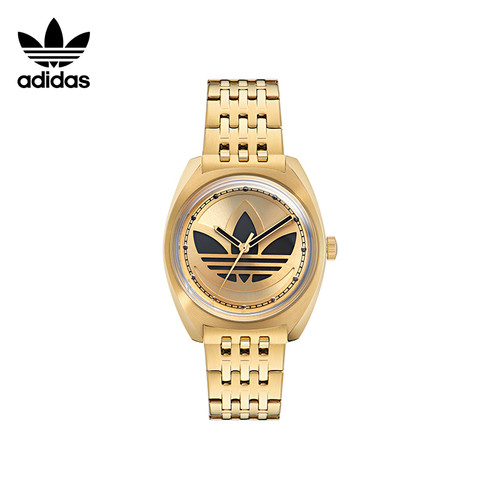 adidas精钢折叠扣手表