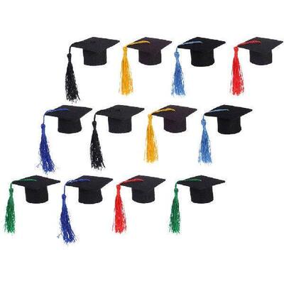 12 Pcs Drink Bottle Mini Doctor Hat Child Graduation Cap