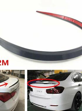 Universal Rear Spoiler Lip Decal er Roof Spoiler 120cm Black