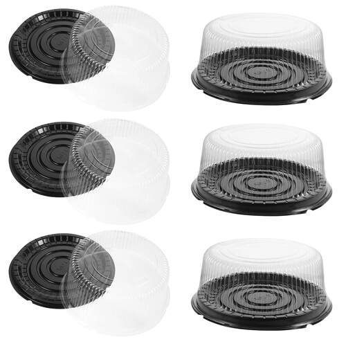 10 Pcs Cake Box Cupcake Boxes Stand Portable Carrier
