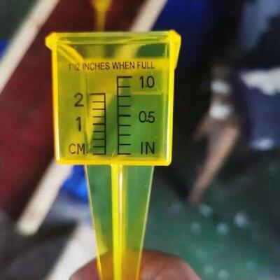 3/4x1/2inch Plastic Portable Rain Gauge/Sprinkler Wide