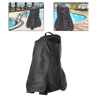 Compact Storage Pool Cover Black Cover Robotic Cleaner