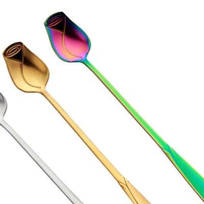 Dessert Spoon Long Handle Coffee Spoon Stainless Steel